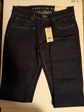 American Rag Jeans Women W30 L32 Slim Fit Dark Wash Stretch Denim NWT Juniors